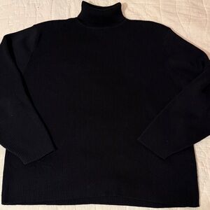 Karen Scott Black Turtleneck Sweater